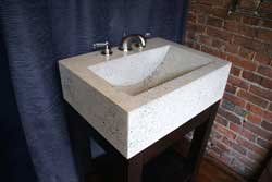 bathroom featuring stonehenge countertop